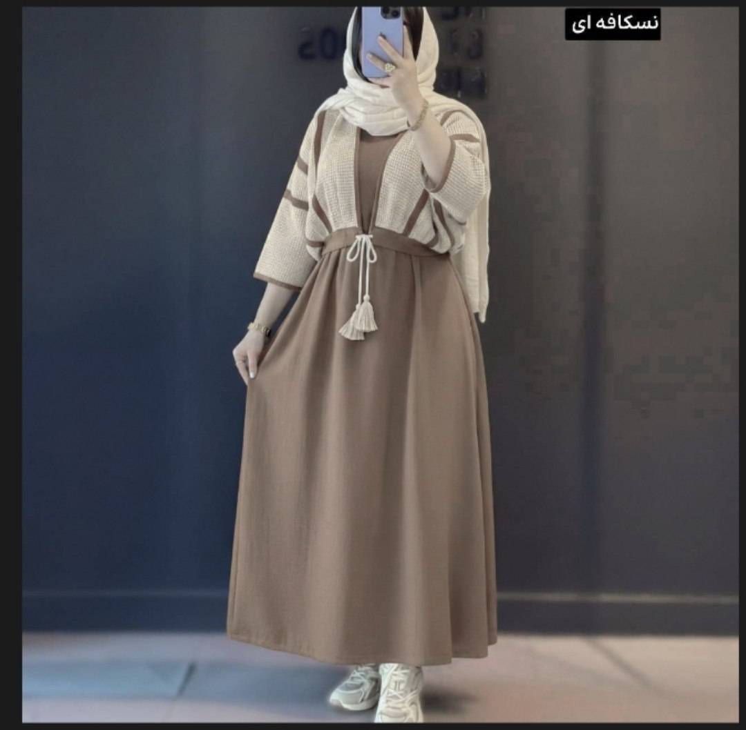 کت سارافون شانتون و حصیری فری سایز تا ۴۶